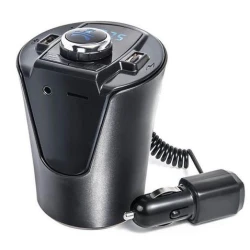 Modulator auto BX6 Bluetooth FM USB Negru Modulator auto BX6 Bluetooth FM USB Negru