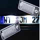 Set de 2 Lampi numar LED pentru Audi A3  S3  A4 B7 S4 B7  RS4 B7  A6 C6  RS6 C6  A5