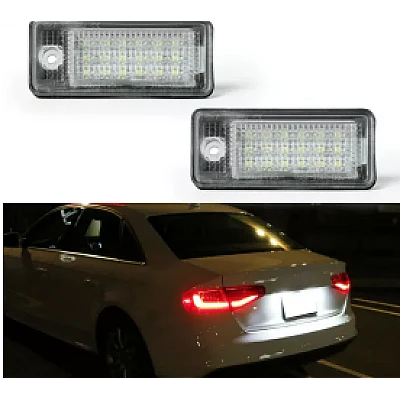 Set de 2 Lampi numar LED pentru Audi A3  S3  A4 B7 S4 B7  RS4 B7  A6 C6  RS6 C6  A5