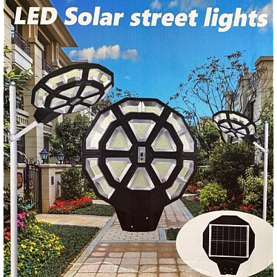 Lampa solara stradala 1200W cu 890 LED si telecomanda Lampa solara stradala 1200W cu 890 LED si telecomanda