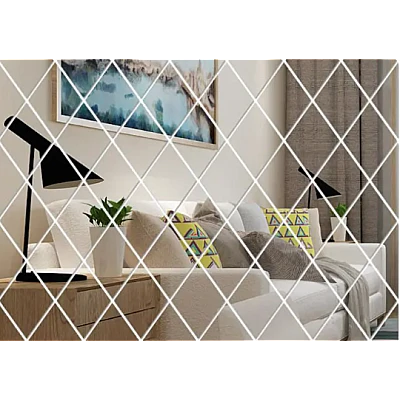 Set 10 Oglinzi Design ROMB - Oglinzi Decorative Acrilice Cristal - Diamant - Fagure Set 10 Oglinzi Design ROMB - Oglinzi Decorative Acrilice Cristal - Diamant - Fagure