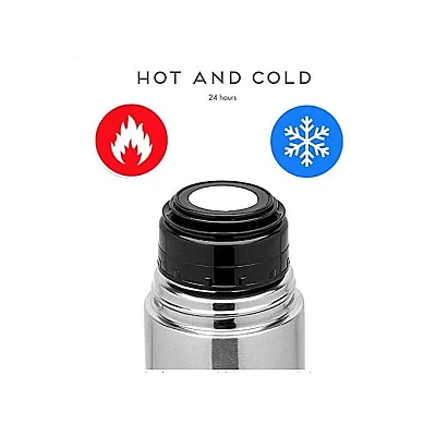 Termos din inox 1500 ML argintiu Termos din inox 1500 ML argintiu