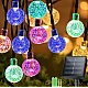 UB Instalatie Solara 7 metri cu 50 GLOBURI Cristal Led lumina MULTICOLORA