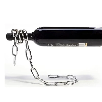 Suport sticla de vin in forma de lant MARO Suport sticla de vin in forma de lant MARO