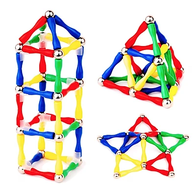 Joc creativ pentru copii Magnastix 108 piese Joc creativ pentru copii Magnastix 108 piese