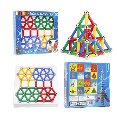 Joc creativ pentru copii Magnastix 108 piese Joc creativ pentru copii Magnastix 108 piese