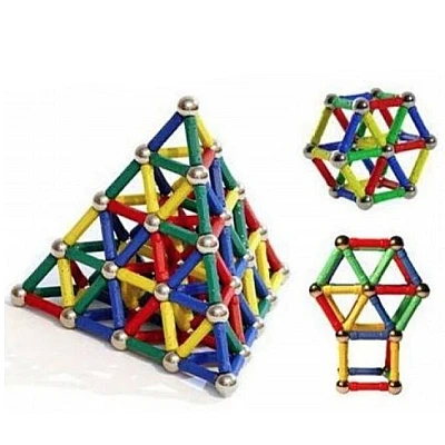 Joc creativ pentru copii Magnastix 108 piese Joc creativ pentru copii Magnastix 108 piese
