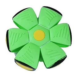 Minge interactiva Blast Ball in forma de Disc cu lumini VERDE