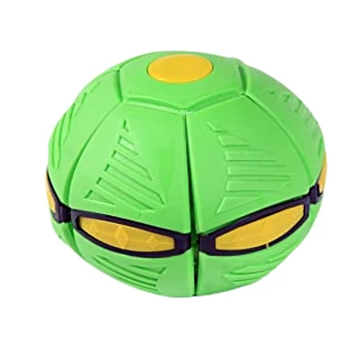 Minge interactiva Blast Ball in forma de Disc cu lumini VERDE