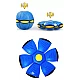 Minge interactiva Blast Ball in forma de Disc cu lumini ALBASTRA