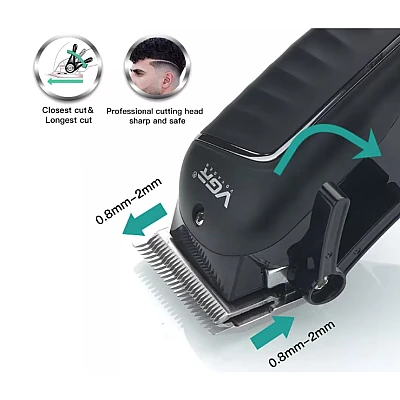 Aparat profesional de tuns VGR V-683 cu incarcare USB Aparat profesional de tuns VGR V-683 cu incarcare USB
