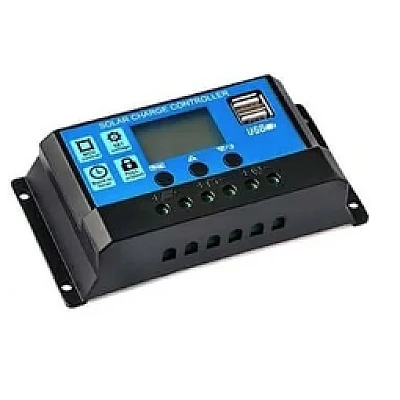Regulator-controler solar PWM 10A 12V/24V 2 X USB si LCD XL Regulator-controler solar PWM 10A 12V/24V 2 X USB si LCD XL