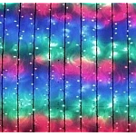 Instalatie 7070C Multicolor 240 LED Perdea 6x1m Exterior Fir Negru Gros Interconectabil IP65