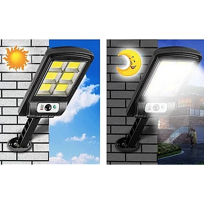 Lampa solara cu senzor 15W RJ-120 HA Lampa solara cu senzor 15W RJ-120 HA