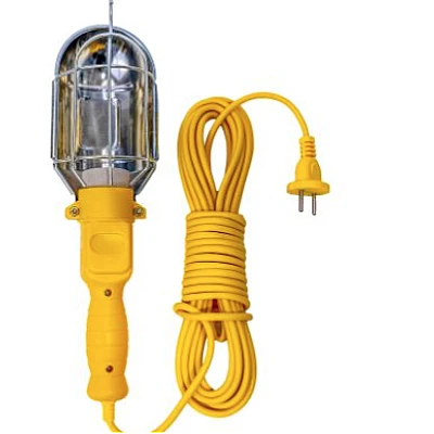 Lampa GALBENA portabila de lucru cu LED cablu 10m 220V Lampa GALBENA portabila de lucru cu LED cablu 10m 220V