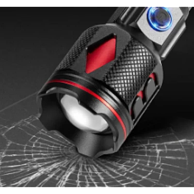 Lanterna puternica de mana ROMB LASER WICK 5800 lumeni si incarcare USB Lanterna puternica de mana ROMB LASER WICK 5800 lumeni si incarcare USB