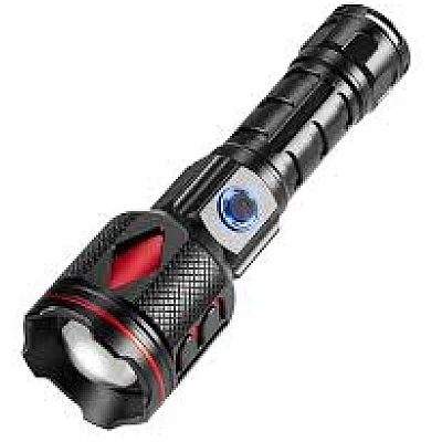 Lanterna puternica de mana ROMB LASER WICK 5800 lumeni si incarcare USB Lanterna puternica de mana ROMB LASER WICK 5800 lumeni si incarcare USB