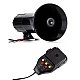 Sirena auto 5 melodii ES 500 cu microfon si functie de inregistrare 12V 100W Sirena auto 5 melodii ES 500 cu microfon si functie de inregistrare 12V 100W