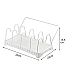 Organizator cu 4 compartimente pentru tigai/capace Organizator cu 4 compartimente pentru tigai/capace