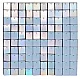 Panou decorativ model patrat cu paiete ALB CAMELEON 30 x 30 cm