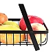 Cos metalic stil organizator fructe legume cu 2 niveluri NEGRU Cos metalic stil organizator fructe legume cu 2 niveluri NEGRU