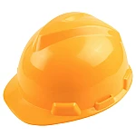 Casca de protectie din plastic galbena