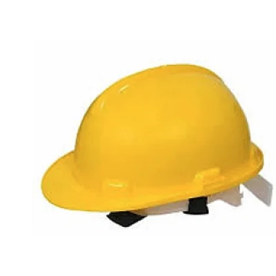 Casca de protectie din plastic galbena Casca de protectie din plastic galbena