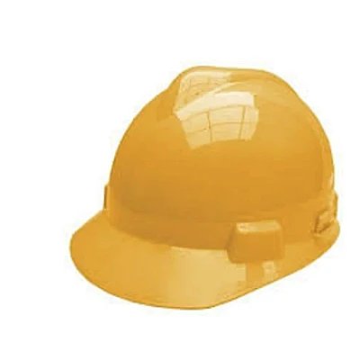 Casca de protectie din plastic galbena Casca de protectie din plastic galbena