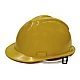 Casca de protectie din plastic galbena Casca de protectie din plastic galbena