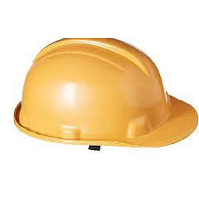 Casca de protectie din plastic galbena Casca de protectie din plastic galbena
