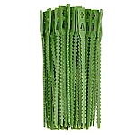 Set 30 coliere verzi din plastic pentru prindere plante gradina