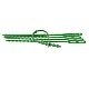Set 30 coliere verzi din plastic pentru prindere plante gradina Set 30 coliere verzi din plastic pentru prindere plante gradina