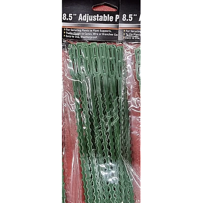 Set 30 coliere verzi din plastic pentru prindere plante gradina Set 30 coliere verzi din plastic pentru prindere plante gradina