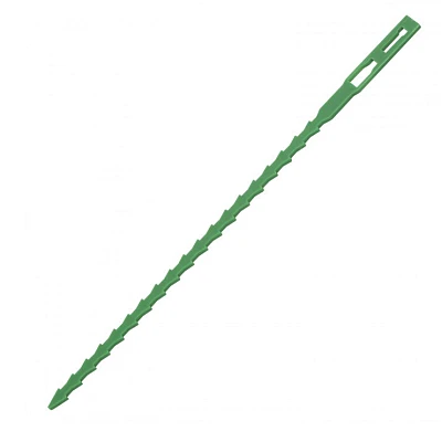 Set 30 coliere verzi din plastic pentru prindere plante gradina Set 30 coliere verzi din plastic pentru prindere plante gradina