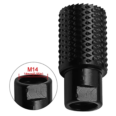 Raspel lemn dimensiune 30MM filet M14 negru Raspel lemn dimensiune 30MM filet M14 negru