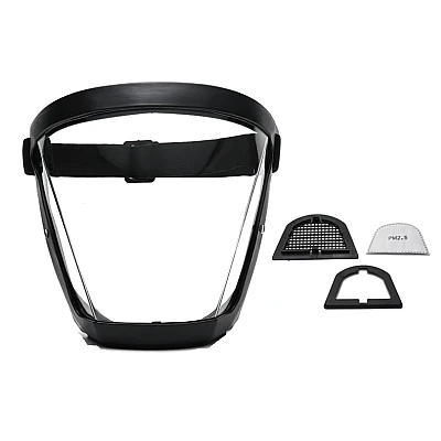 Masca tip viziera cu filtru PM2.5 tip full face Masca tip viziera cu filtru PM2.5 tip full face