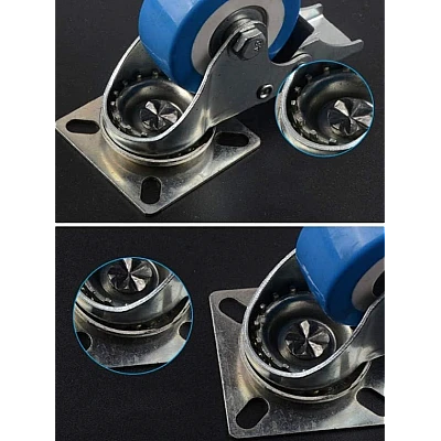 Set 4 Roti 40mm ALBASTRE Pivotante ROTILE culoarea ALBASTRU Set 4 Roti 40mm ALBASTRE Pivotante ROTILE culoarea ALBASTRU