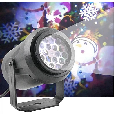 Proiector laser Led rotativ cu tematica de craciun LY