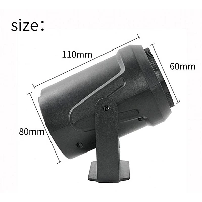 Proiector laser Led rotativ cu tematica de craciun LY