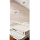 Folie de protectie pentru rafturi 45 x 300cm cu floricele albe Folie de protectie pentru rafturi 45 x 300cm cu floricele albe