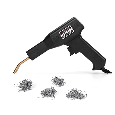 Trusa Pistol Si Capse Pentru Lipit Plastic LH50 Putere 50W Negru Trusa Pistol Si Capse Pentru Lipit Plastic LH50 Putere 50W Negru