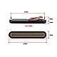 Set 2 Lampi 24 cm auto spate LED 12/24V stop frana semnal dinamic 24 cm Set 2 Lampi 24 cm auto spate LED 12/24V stop frana semnal dinamic 24 cm
