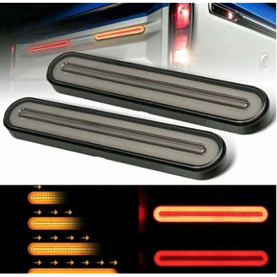 Set 2 Lampi 24 cm auto spate LED 12/24V stop frana semnal dinamic 24 cm Set 2 Lampi 24 cm auto spate LED 12/24V stop frana semnal dinamic 24 cm