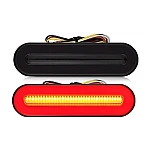 Set 2 Lampi 12 cm auto spate LED 12/24V stop frana semnal dinamic 12 cm