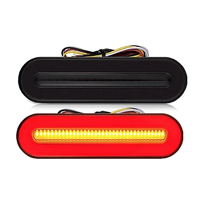 Set 2 Lampi 12 cm auto spate LED 12/24V stop frana semnal dinamic 12 cm Set 2 Lampi 12 cm auto spate LED 12/24V stop frana semnal dinamic 12 cm