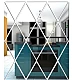 Set 58 Oglinzi Acrilice Autoadezive Luxer 100x100 cm Model Romb 1 metru patrat Set 58 Oglinzi Acrilice Autoadezive Luxer 100x100 cm Model Romb 1 metru patrat