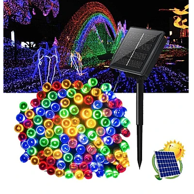 UB Instalatie Craciun Solara MULTICOLORA 500 Led 50 metri 7 jocuri lumini si telecomanda UB Instalatie Craciun Solara MULTICOLORA 500 Led 50 metri 7 jocuri lumini si telecomanda