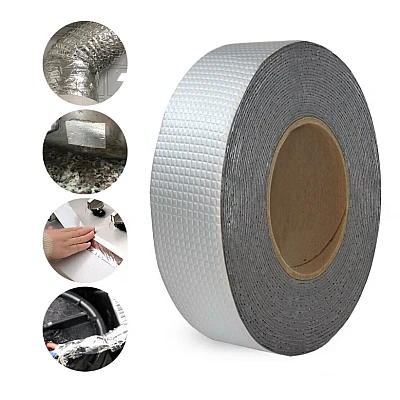 Banda acoperis 50mm x 5M butilica adeziva hidroizolanta bituminoasa durabila Rezistenta la Apa BS Banda acoperis 50mm x 5M butilica adeziva hidroizolanta bituminoasa durabila Rezistenta la Apa BS
