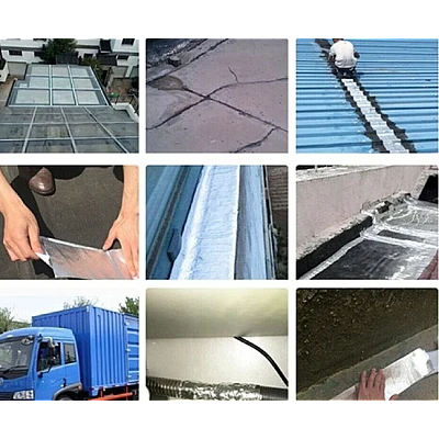 Banda acoperis 50mm x 5M butilica adeziva hidroizolanta bituminoasa durabila Rezistenta la Apa BS Banda acoperis 50mm x 5M butilica adeziva hidroizolanta bituminoasa durabila Rezistenta la Apa BS
