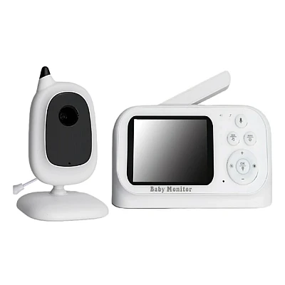 Monitor video pentru bebelusi cu camera si ecran LCD de 3.2 inchi cu camera vedere nocturna Monitor video pentru bebelusi cu camera si ecran LCD de 3.2 inchi cu camera vedere nocturna